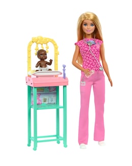 Barbie Baby Doctor Doll and Playset