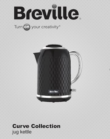 Breville VKT017 Curve Jug Black Kettle