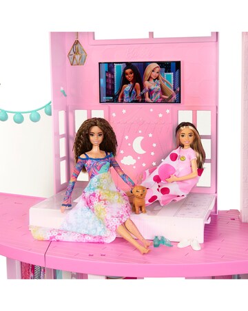 Barbie Dreamhouse Playset with 75+ Accessories & 3-Story Slide