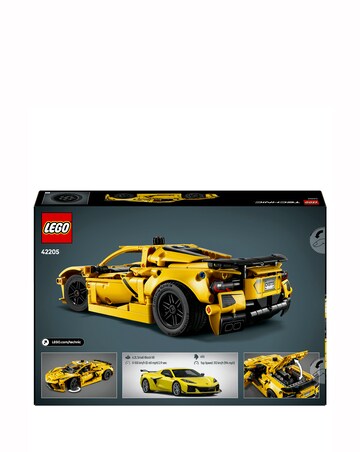 LEGO Technic Chevrolet Corvette Stingray Car Model Kit, Sports Vehicle 42205