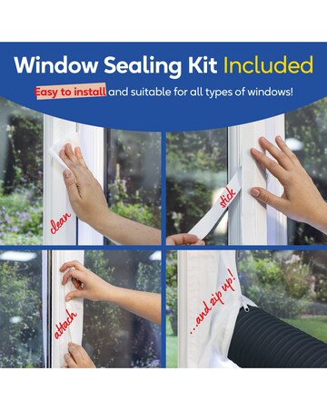 Russell Hobbs Black 3 in 1 Portable Air Conditioner, Dehumidifier & Air Cooler