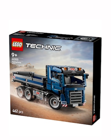LEGO Technic Tipping Dump Truck Construction Toy Set 42203