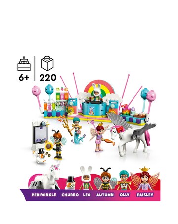 LEGO Friends Costume Party with Unicorn & Fairy Building Kit, Creative Toy 42661