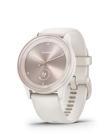 Garmin Vivomove Sport Smart Watch - Ivory with Silicone Band