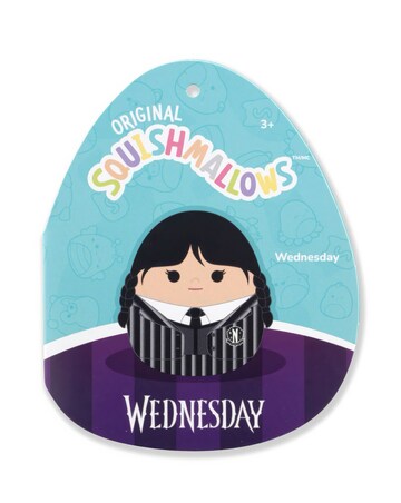 Squishmallows Wednesday 8-inch Wednesday in Uniform Plush