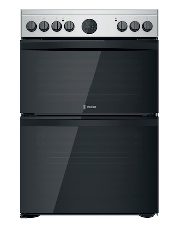 Indesit ID67V9HCX/UK 60cm Electric Double Cooker + Installation