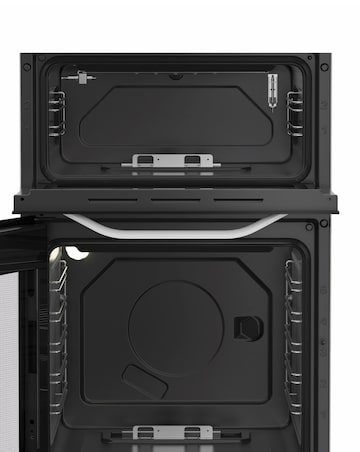 Hotpoint HDG5GCW 50cm Gas Double Cooker - White + installation