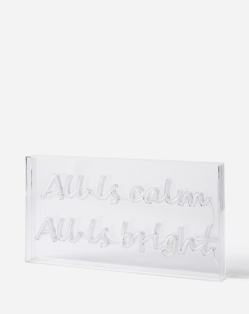All is Bright Neon Christmas Sign