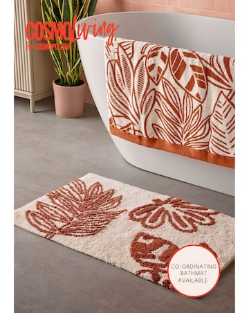 Cosmo Floral Cotton Pack of 2 Towels