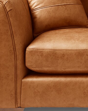 Gray & Osbourn Goliath Faux Leather 2 Seater Sofa