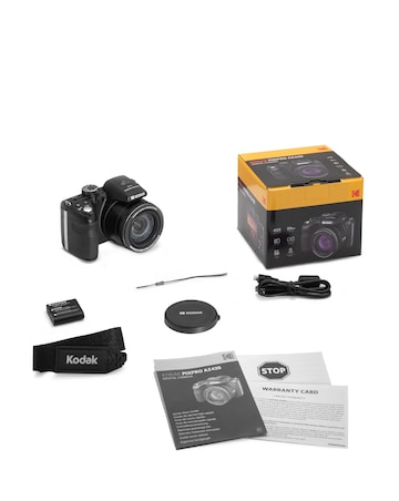 Kodak PIXPRO AZ425 Astro 20MP 42x Zoom Bridge Camera - Black