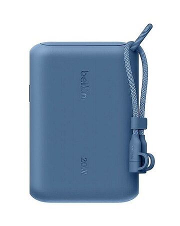 Belkin BoostCharge 20w 10,000 mAh Power Bank with Display - Blue