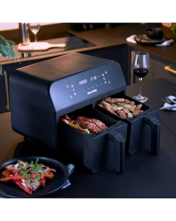 Salter Dual Air Cook Digital Pro Air Fryer 7.4L