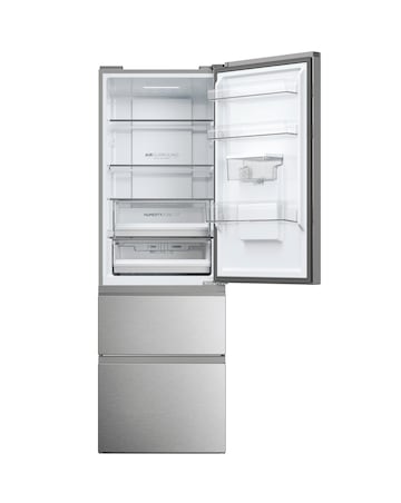 Haier HTW5618EWMG Combi Series 5 Water Dispenser Fridge Freezer - Inox