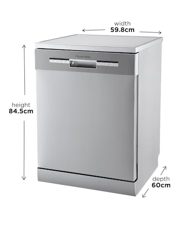 Russell Hobbs RHDW3SS Stainless Steel 12 Place Dishwasher