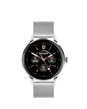 Sekonda Flex Plus Smart Watch - Silver/Stainless Steel Mesh