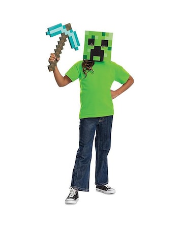 Minecraft Pickaxe & Mask Set