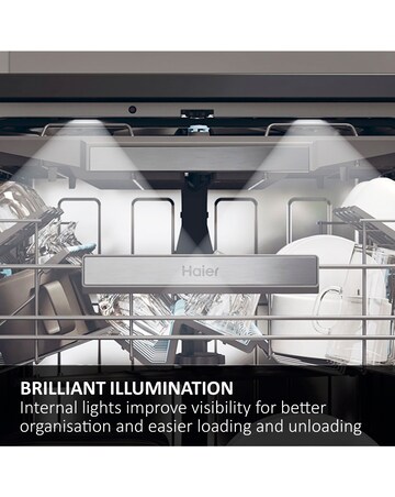 Haier I-Pro Shine XF1C3TB1FW-80 11 Place Slimeline WiFi Dishwasher White Install