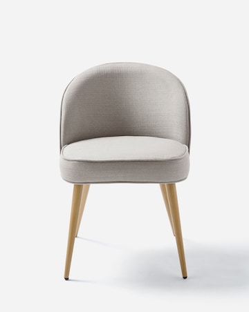 Charlotte Dining Table with 6 Emilie Fabric Chairs