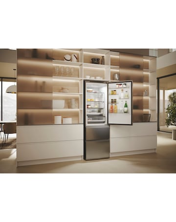 Haier HTW5618ENMG Combi Series 5 180cm Fridge Freezer - Inox