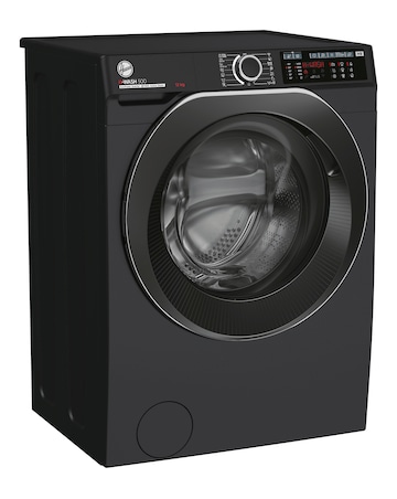 Hoover H-WASH 500 HW412AMBCB 12kg Washing Machine, 1400 spin, A rated, Black