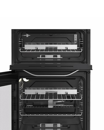 Hotpoint HDG5GCX 50cm Gas Double Cooker - Stainless Steel + installation