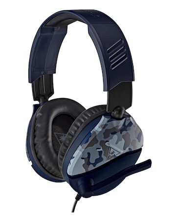Turtle Beach Recon 70 Multi Format Wired Gaming Headset - Blue Camo