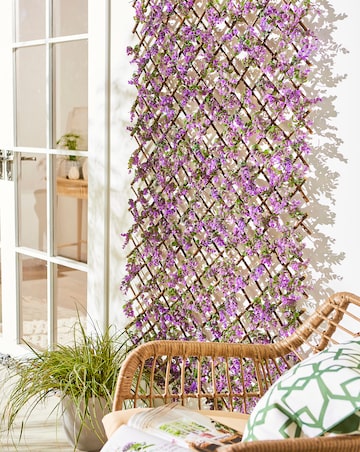 Vivid Violet Trellis 180 x 90 cm