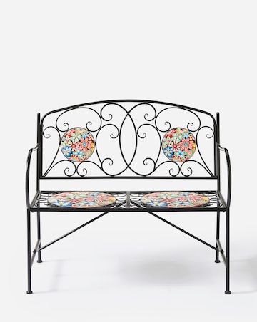 Floral Fiesta Mosaic Bench
