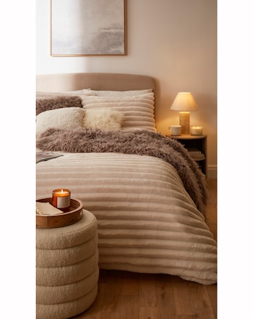 Mongolian Faux Fur Throw - Mink