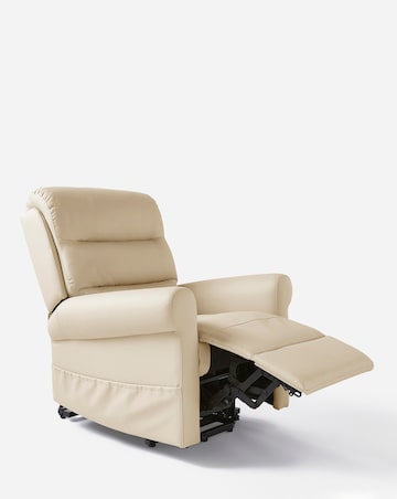Brockton Faux Leather Electric Recliner Armchair