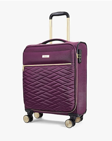 Rock Sloane Cabin Suitcase - Purple