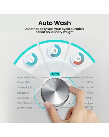 Hisense 3S Series WD3S8043BB3 WiFi-enabled 8kg Washer Dryer - Black