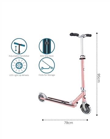 Globber Flow Element Lights - Rose Gold