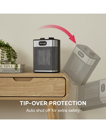 Dimplex Black Midi Essentials Fan Heater and Cooling Fan-Black