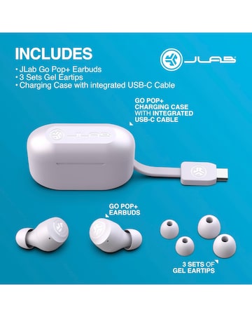 JLAB GO Air Pop True Wireless Earbuds - Lilac