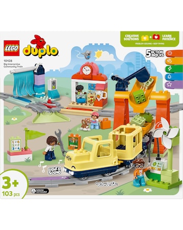 LEGO DUPLO Big Interactive Community Toy Train Set 10428