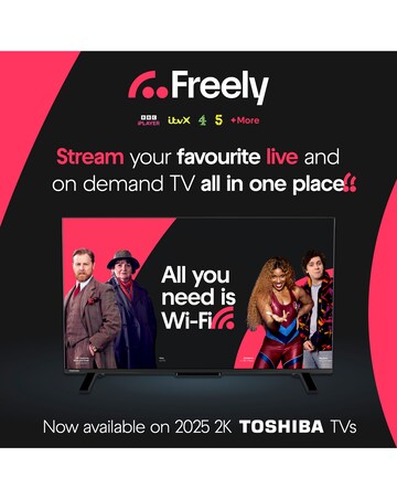 Toshiba 32WV2553DB 32in HD TV with Freely