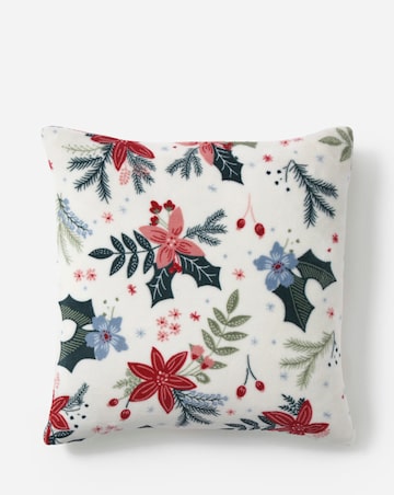 Noelle Christmas Floral Cushion