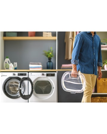 Hoover H-DRY 350 HRE C9TBE-80, 9kg, Condenser Tumble Dryer - White
