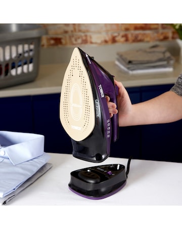 Tower T22008 2400W CeraGlide Corded and Cordless Turbo Steam Iron