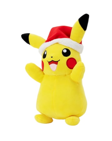 Pokemon 8-inch Pikachu with Santa Hat Plush