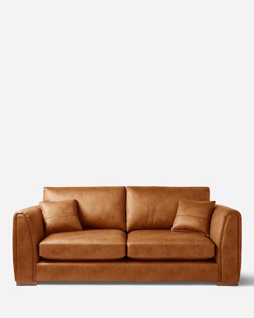 Goliath Faux Leather 3 Seater Sofa