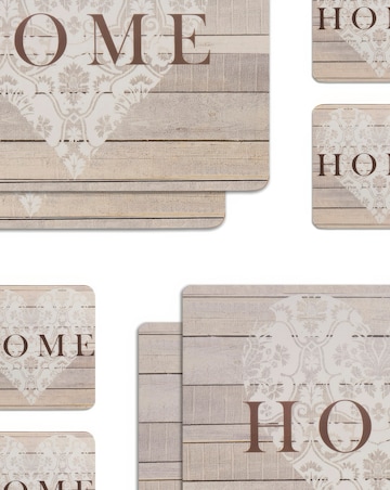 Creative Tops Home Set of 4 Placemat & Coasters