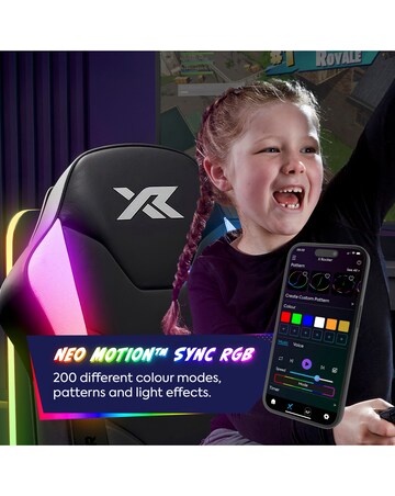 X Rocker Shadow RGB 2.0 Stereo Audio Gaming Floor Rocker