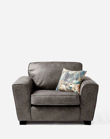 Lennox Faux Leather Snuggle Chair