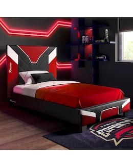 X Rocker Cerberus MKII Gaming Single Bed in a Box - Red