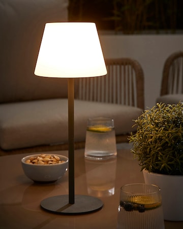 Indoor/Outdoor Dimming Rechargeable Lamp - Grey