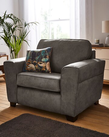 Lennox Faux Leather Snuggle Chair