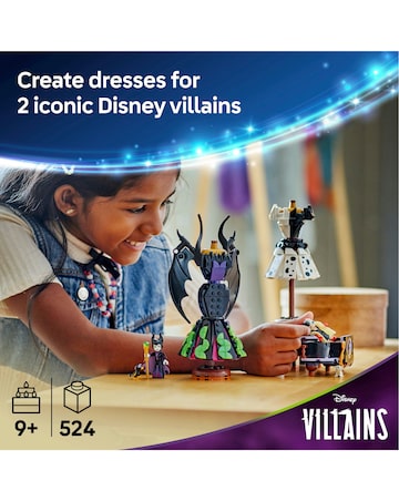 LEGO Disney Villains Maleficent's and Cruella De Vil's Dresses Kit 43262
